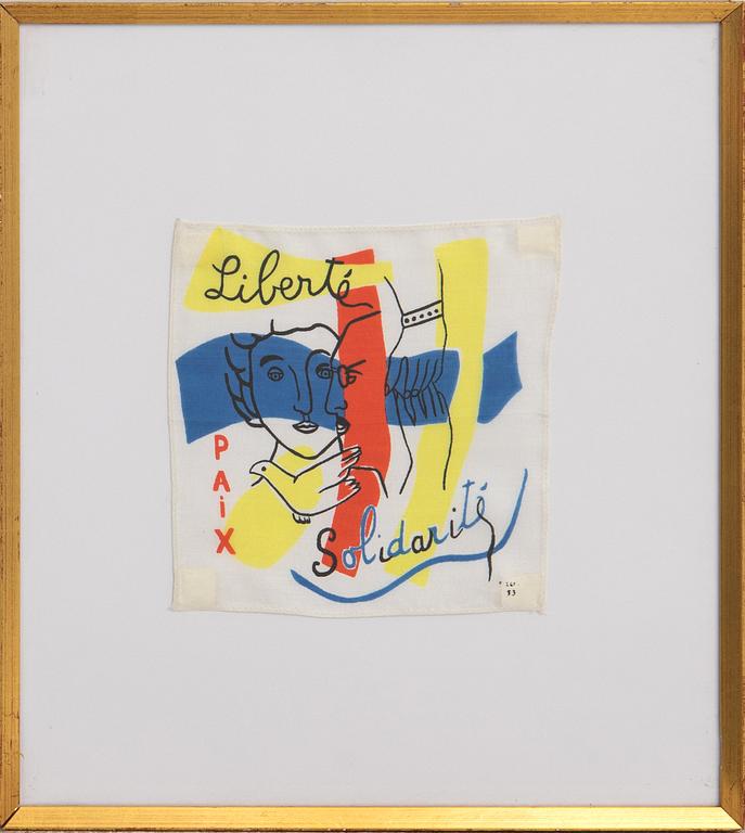 Fernand Léger, "Liberté Paix Solidarité".