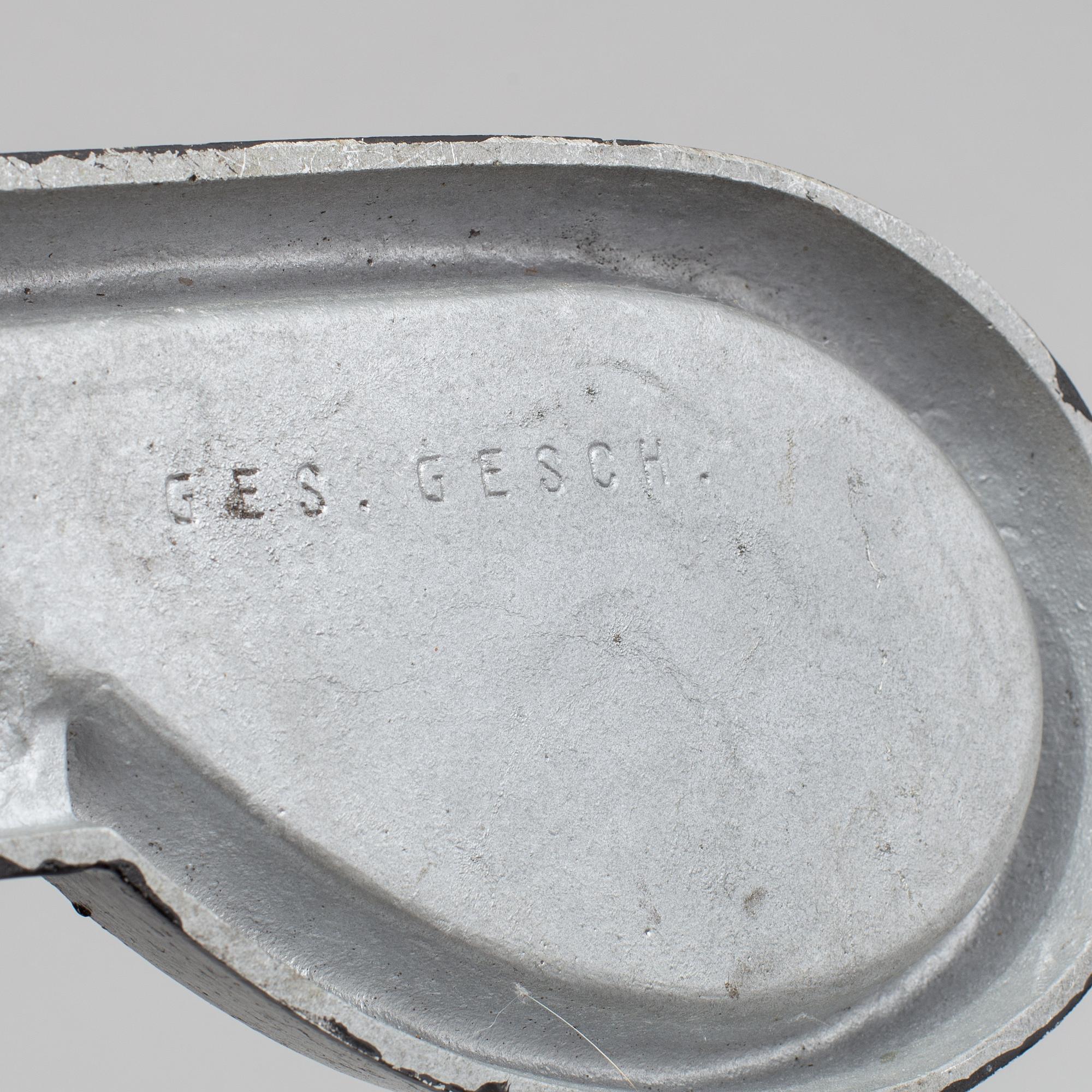 An Austrian metal umbrella stand, 1950's.