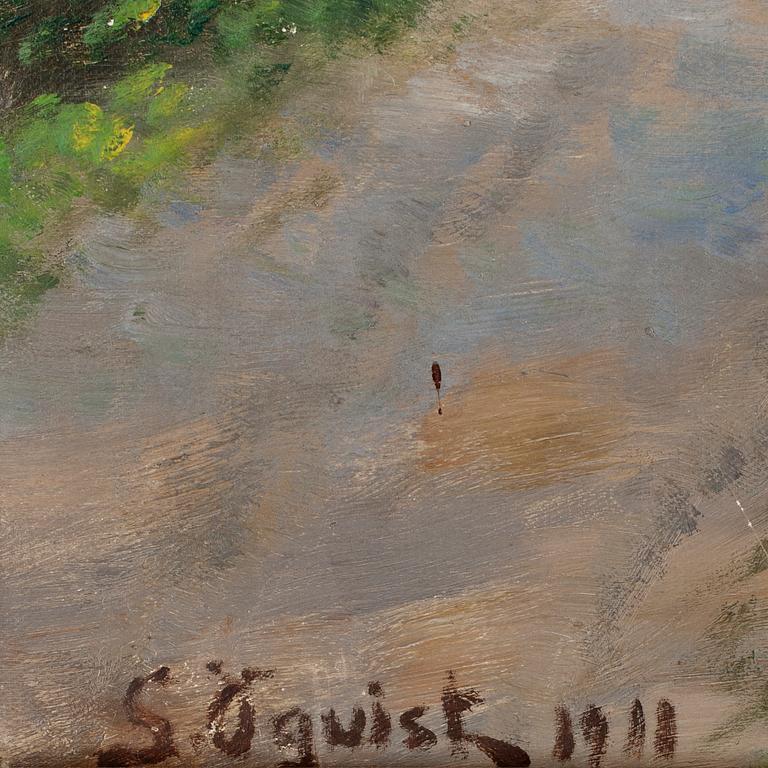 SIMEON ÖQUIST, olja på duk, sign.
