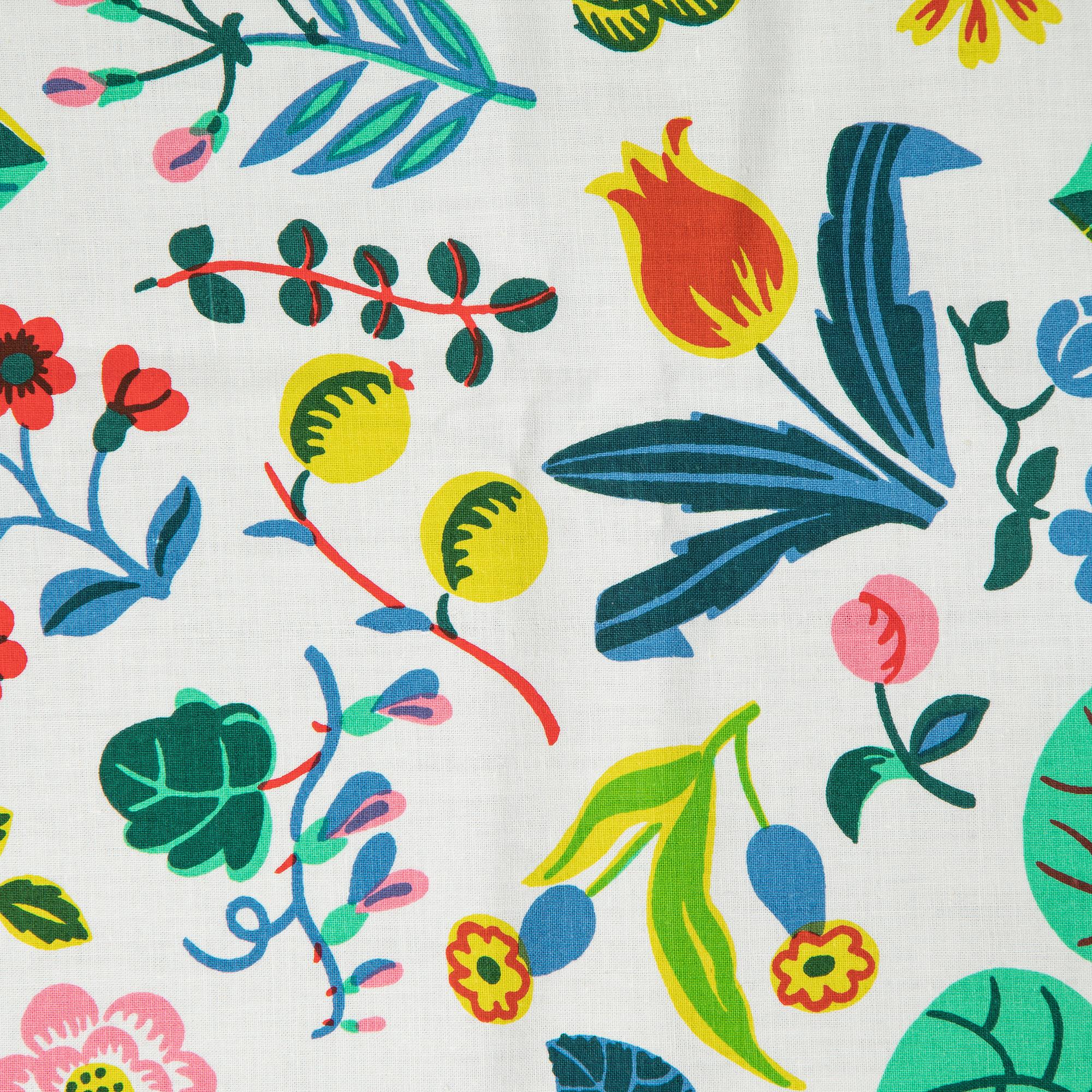 JOSEF FRANK, tyger, 2 st, "Honey" & "Milles Fleur", Firma Svenskt Tenn.