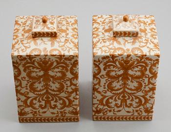 LOCKURNOR, 1 par, porslin, G&C, 1900-/2000-tal.