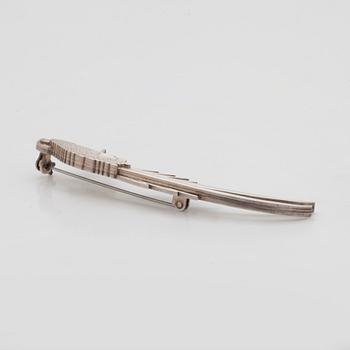 WIWEN NILSSON, brooch, sterling silver.
