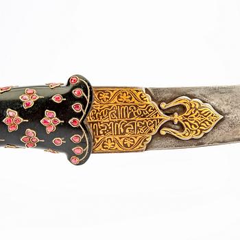 Khanjar, dagger, indopersian for the ottoman market, turn of the Century 1900 / early 20th Century.