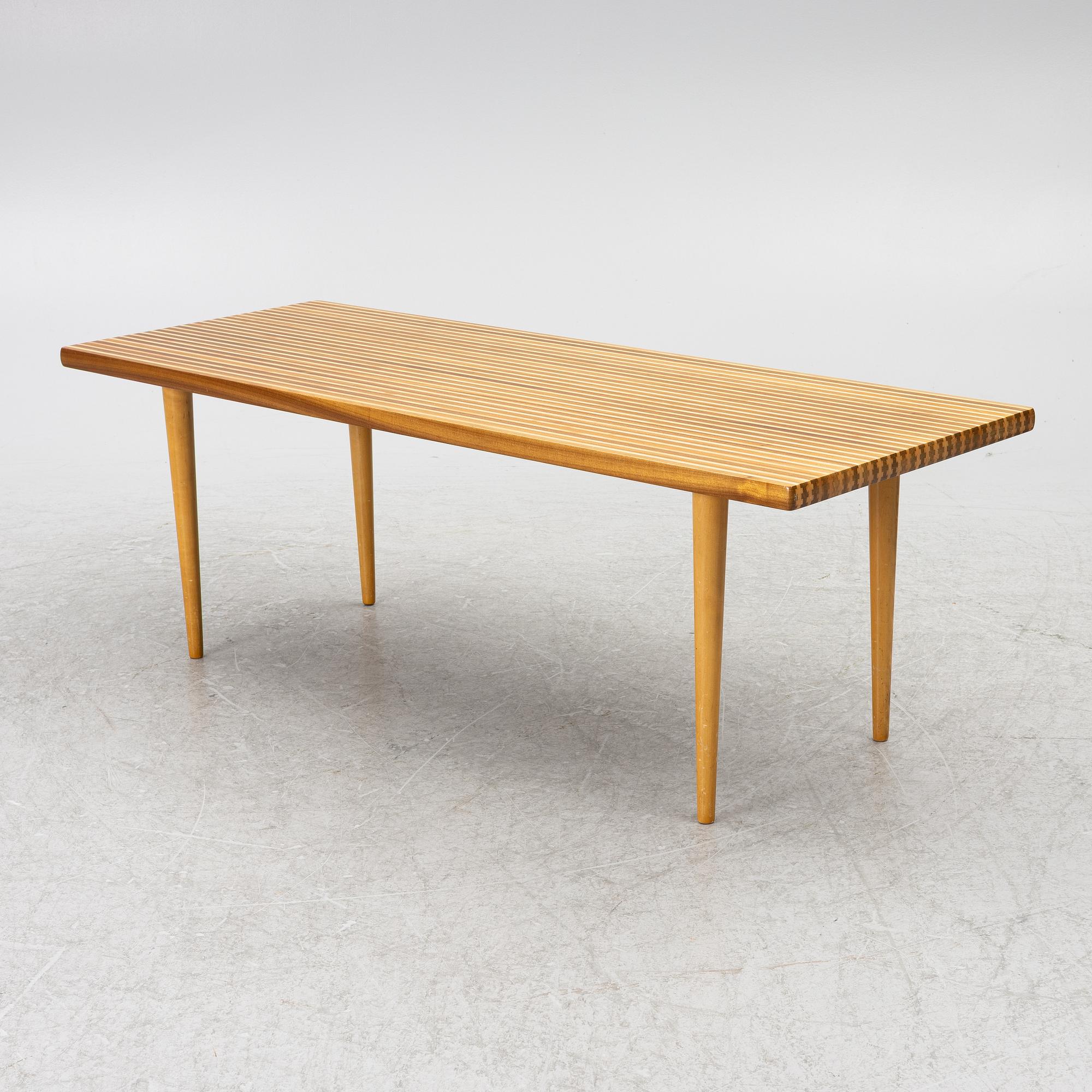 NK-DESIGN, a model 579-041 coffee table from the Triva collection, AB Nordiska Kompaniet, model launched in 1954.