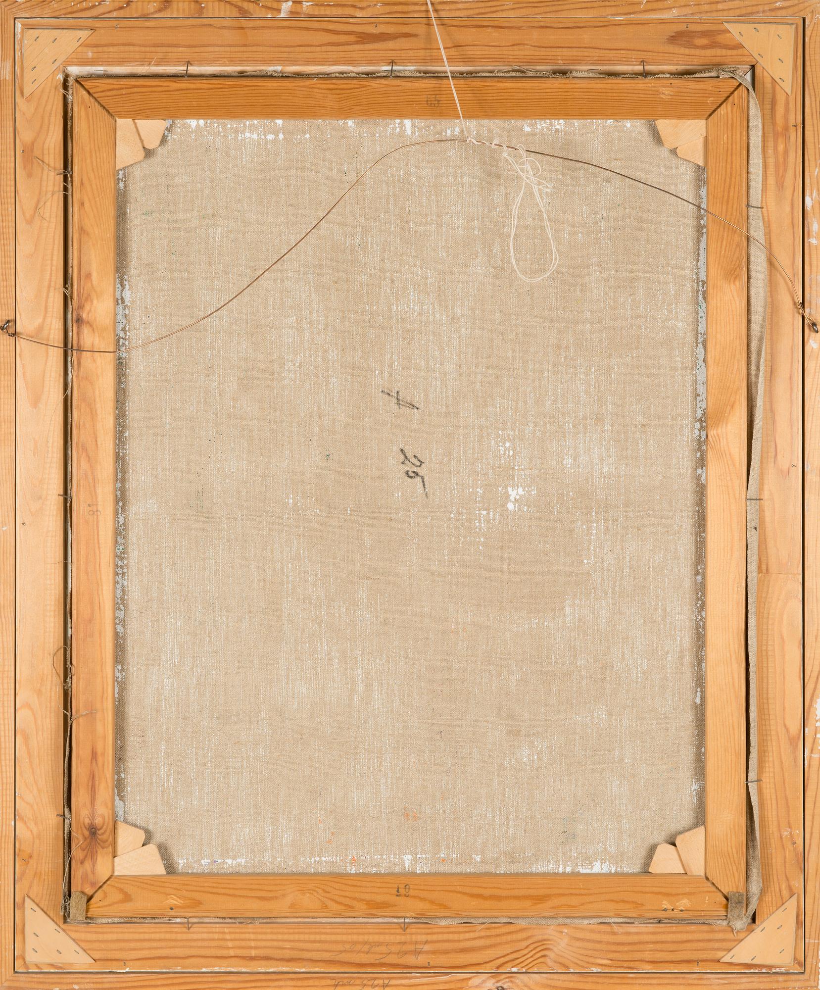 Yngve Bäck, olja på duk, signerad.