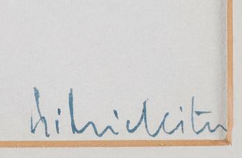 SILVIA LEITU, 2 st, akvarell, signerad.