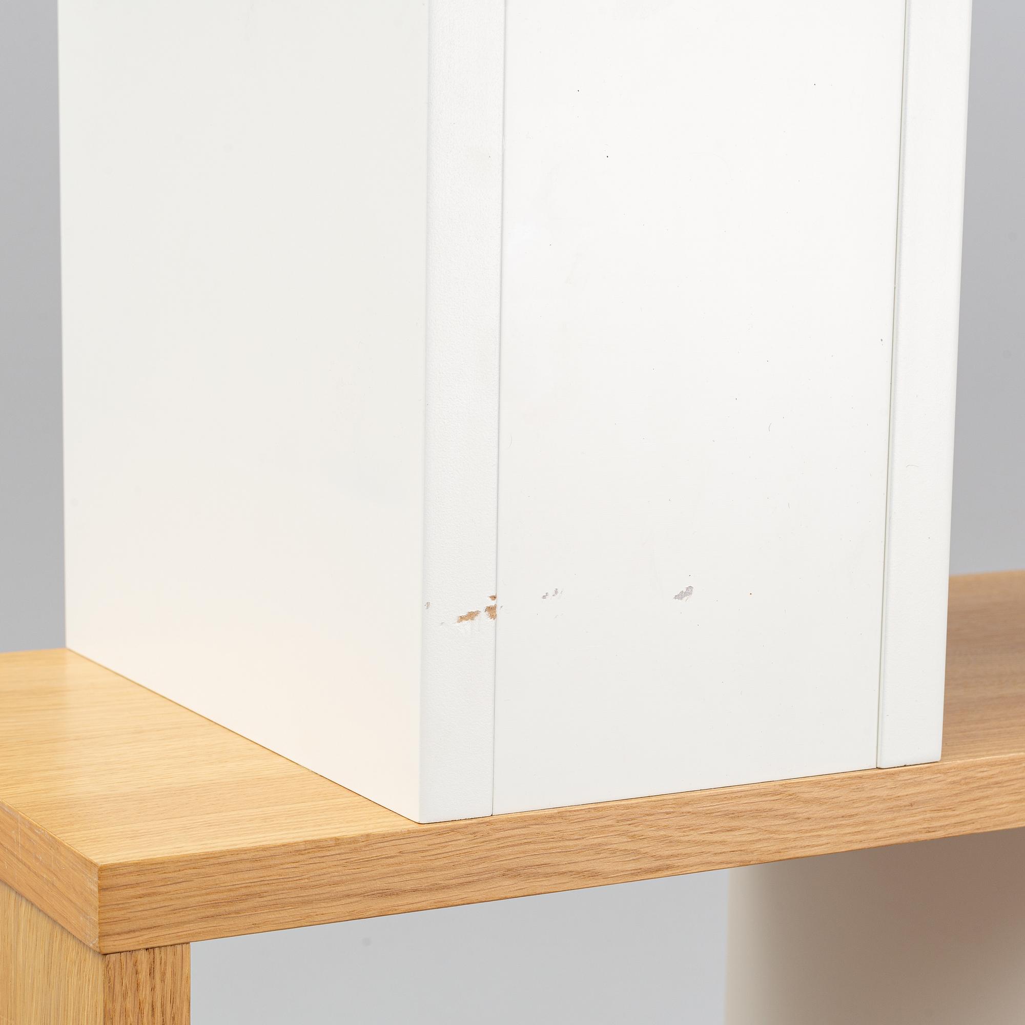 Terence Conran, a 'Counterbalance' oak bookcase, Content by Terence Conran.