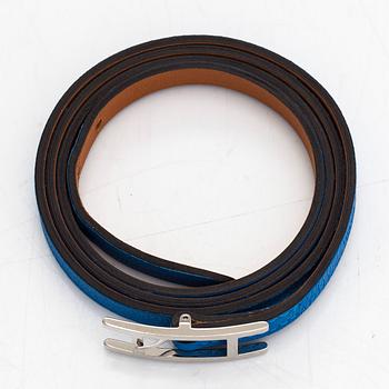 Hermès, A 'Hapi 4' leather bracelet.