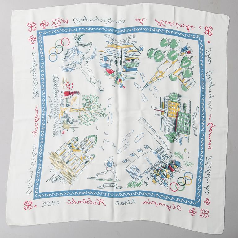 SCARF, Olympiska sommarspelen 1952, Helsingfors. Konstfiber.