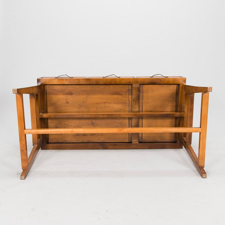 Desk and chair, late 20th century.