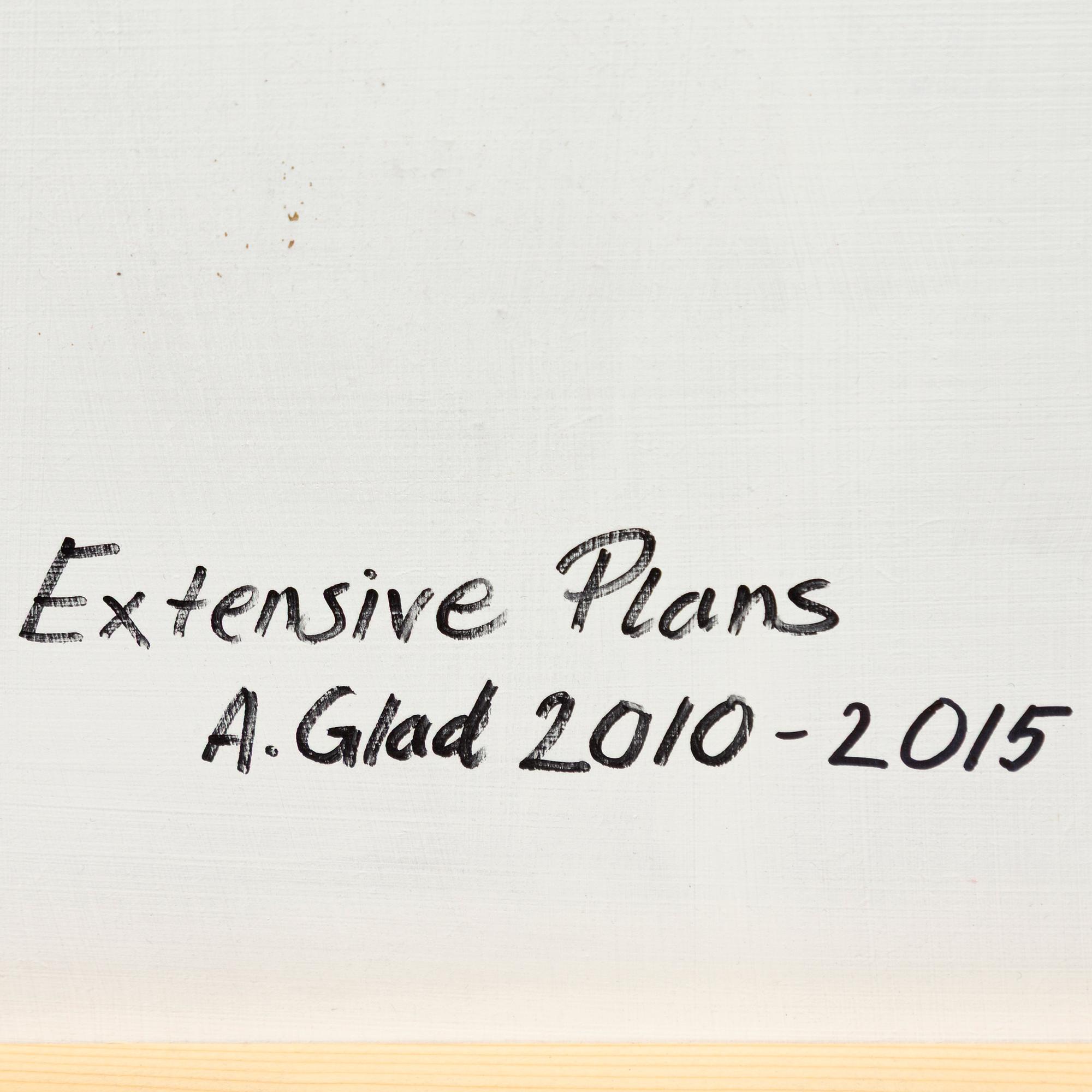 Andreas Glad, "Extensive Plans".