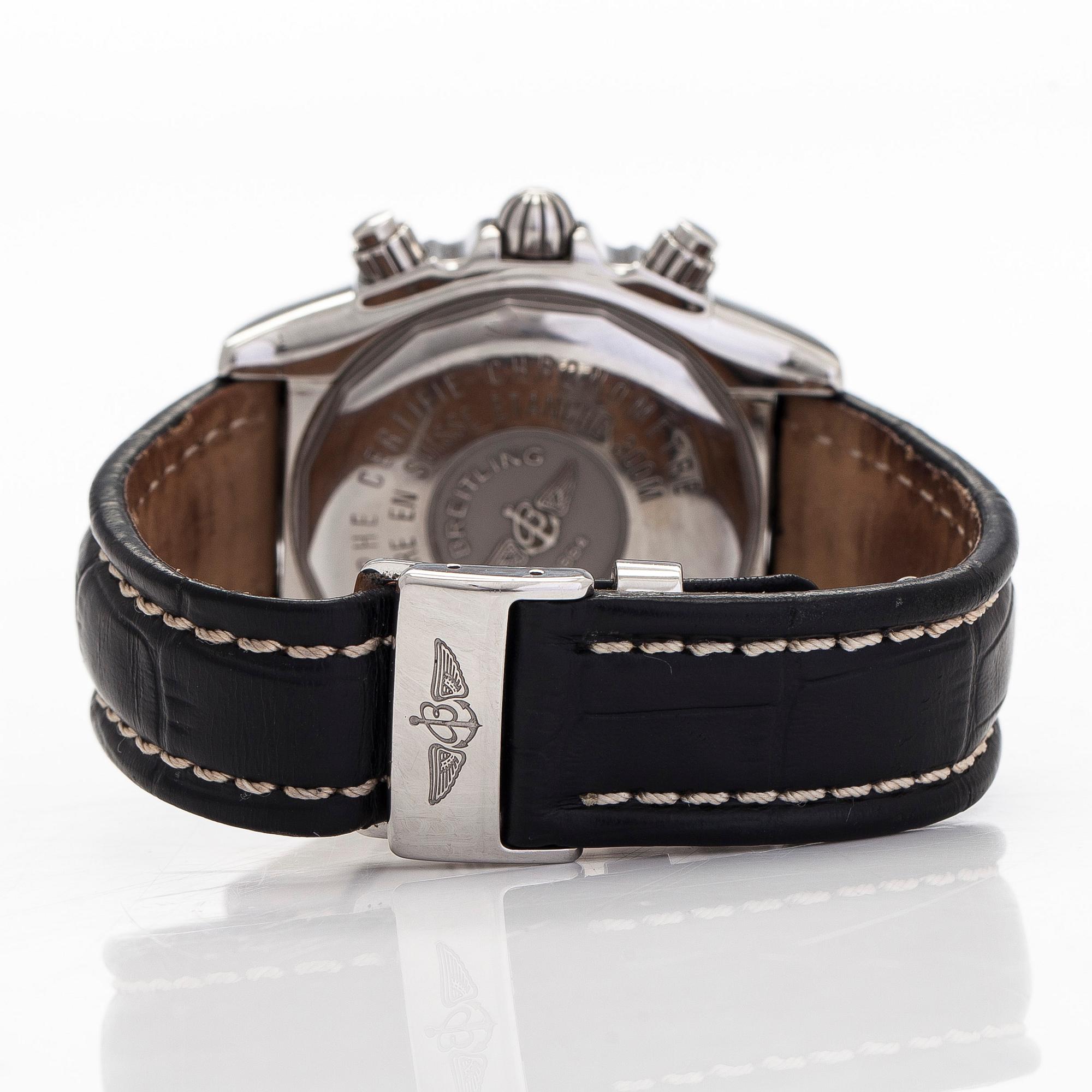 Breitling, Chronomat Evolution, kronografi, rannekello, 43,7 mm.