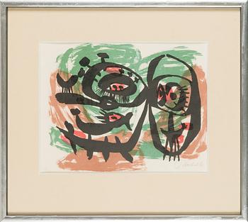 Anton Rooskens, lithograph, signed and dated -67, numbered 38/100.