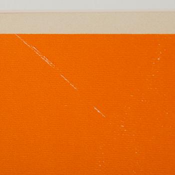 OLLE BAERTLING, färgserigrafi, signerad Baertling, daterad 1959-73 och numrerad 8/120 med kulspetspenna.