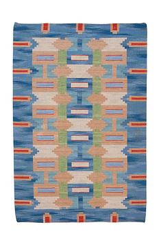 318. Judith Johansson, A carpet, "Östertälje"  rölakan, ca 306 x 202 cm, signed JJ.