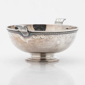 Bowl, silver, GAB, Stockholm, 1938.