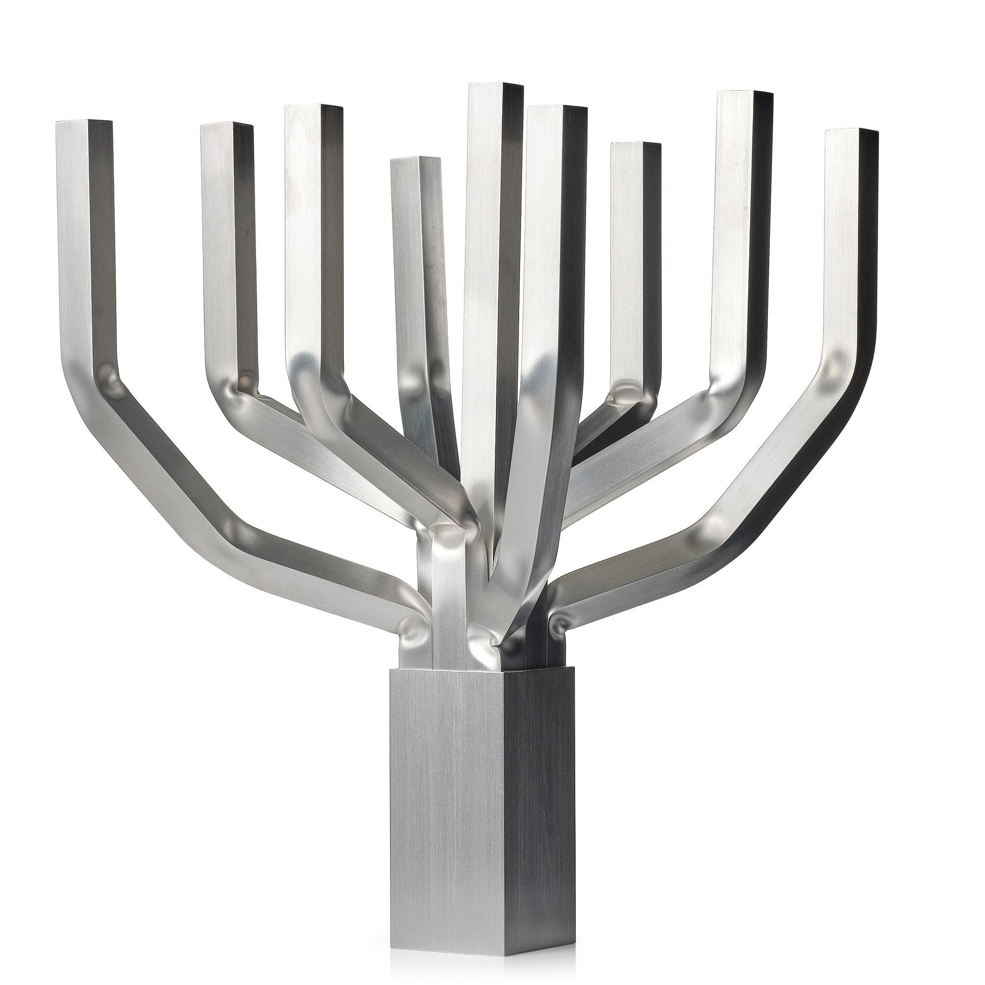 David Taylor, a unique "Aluminium Candelabra 9", Studio Mellösaverken, Sweden, 2022.