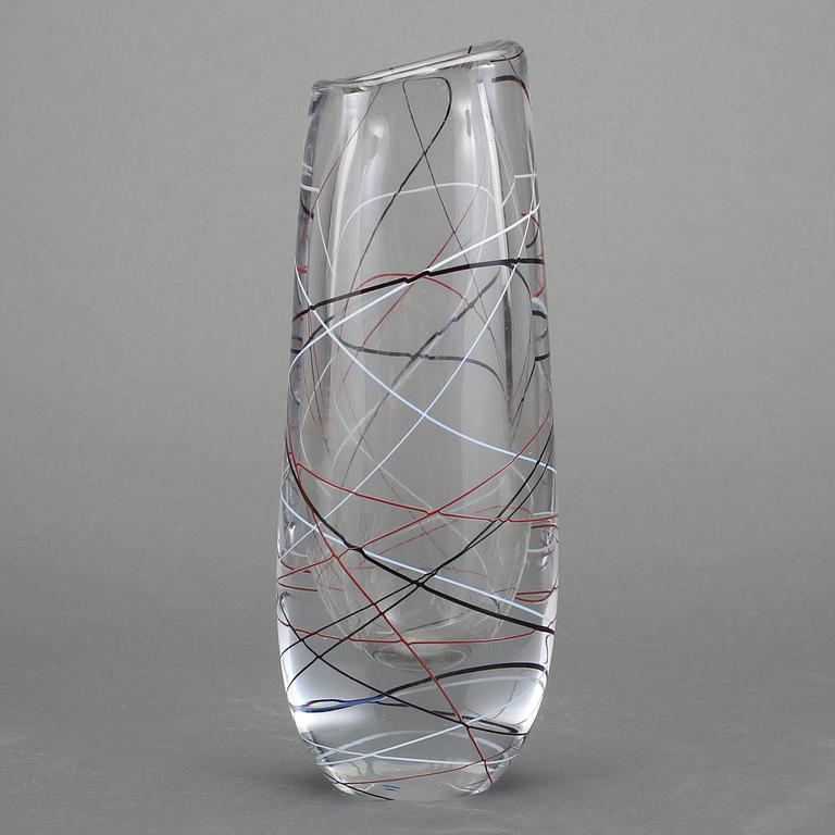 VAS, glas, Vicke Lindstrand, Kosta. Formgiven före 1954.