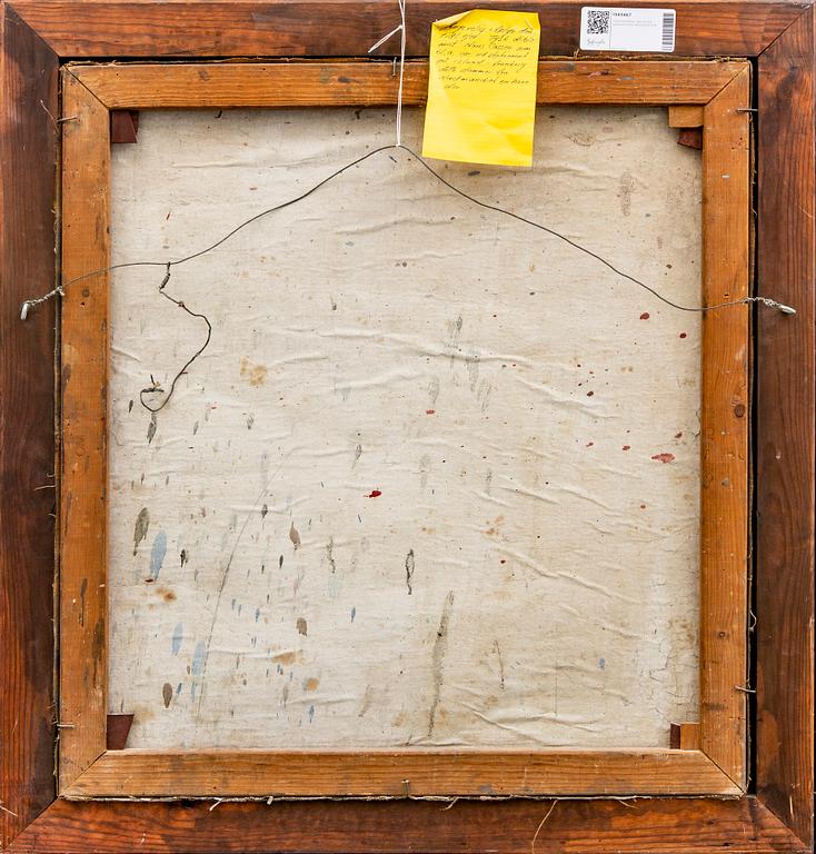 Unknown artist, oil on canvas, signed, around the middle of the 20th century.