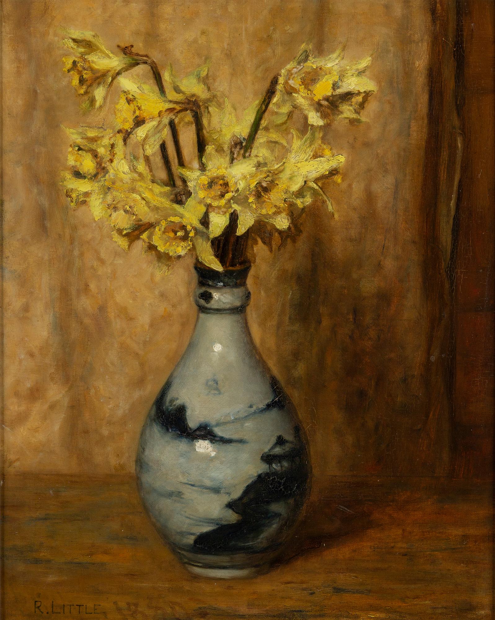 UNKNOWN ARTIST, 19th Century, oil on canvas, signed R. Little.