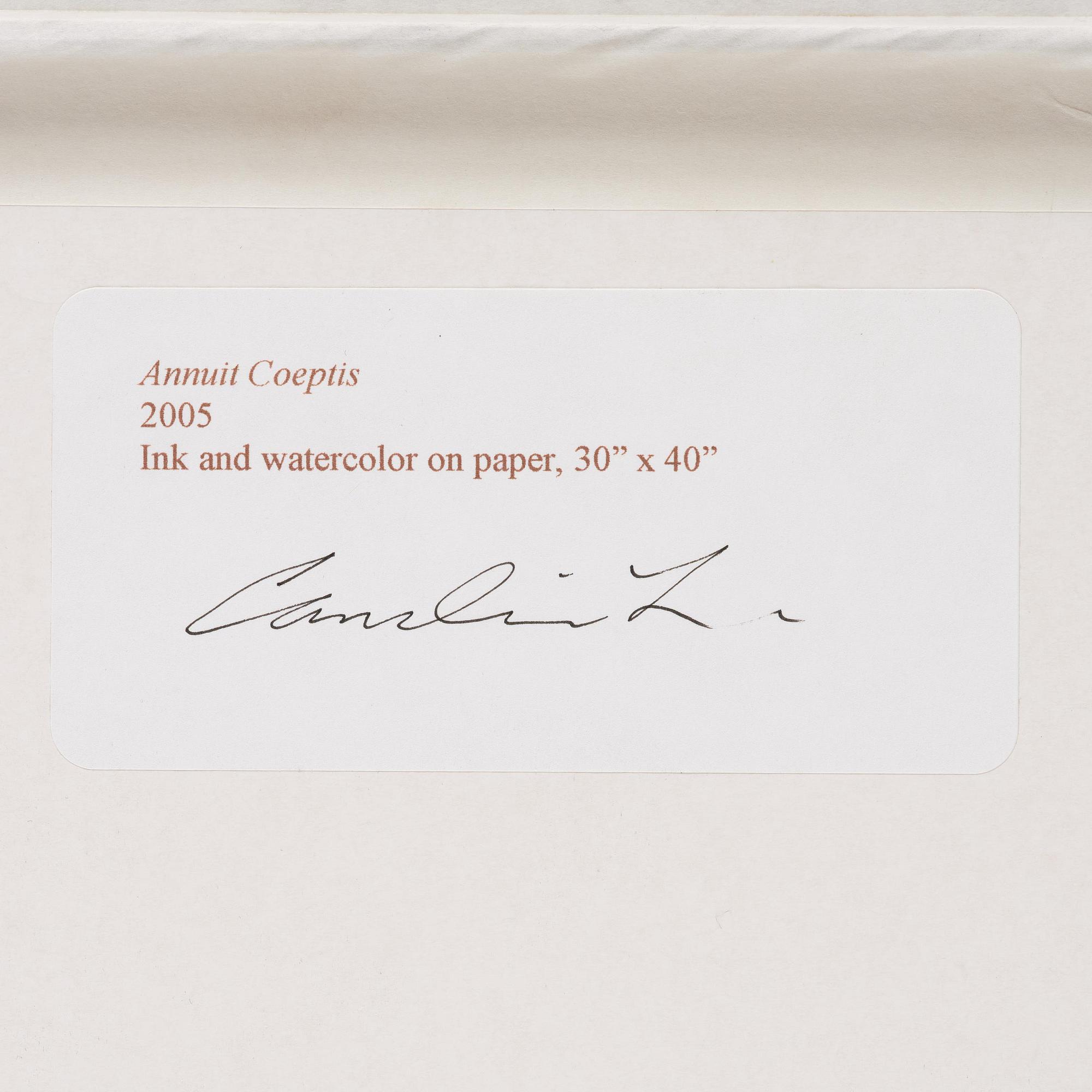 Candice Lin, "Annuit Coeptis".