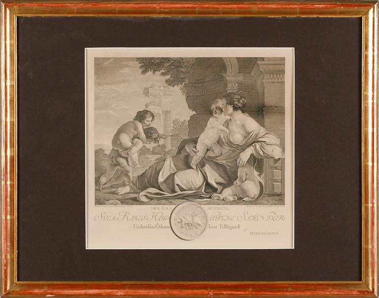 KOPPARSTICK, 3 st, 1700-/1800-tal.