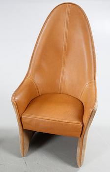 KONFERENS- / MATSAL-MÖBELGRUPP, 7 delar, 1900-talets andra hälft.