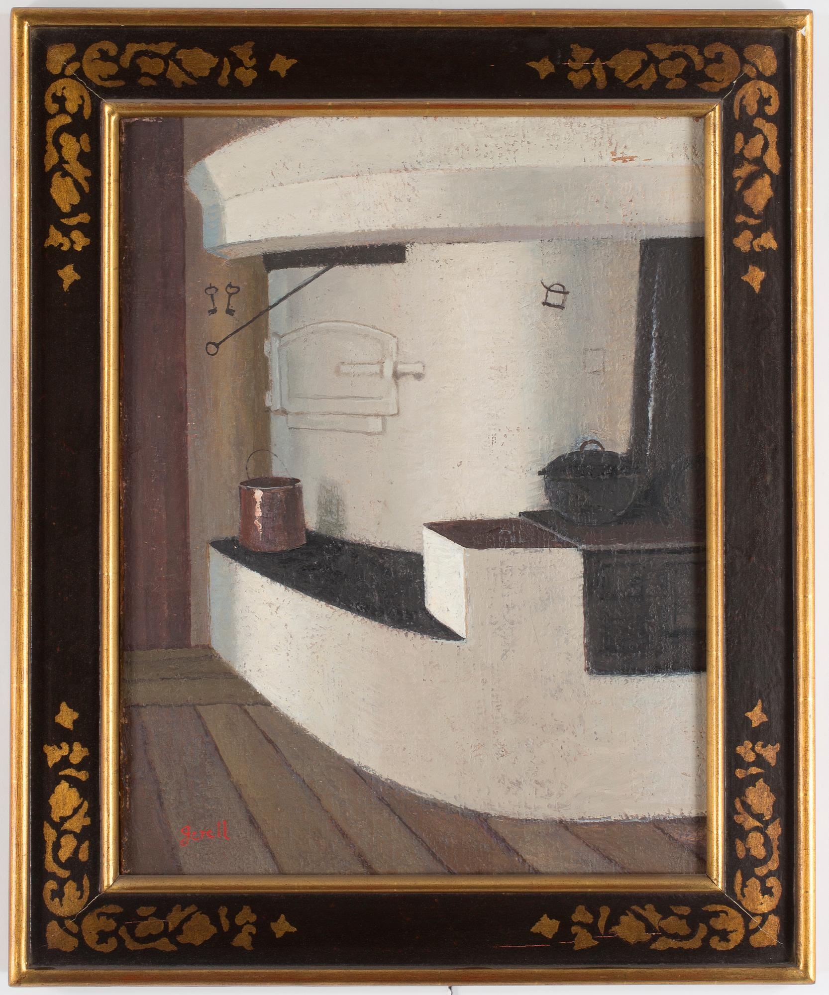 GRETA GERELL, olja på duk, signerad.