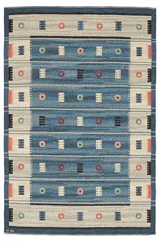 324. Carl Dangel, MATTO, flat weave, ca 262 x 172,5 cm, signed CD (Carl Dangel). Sweden around the middle of the 20th century.