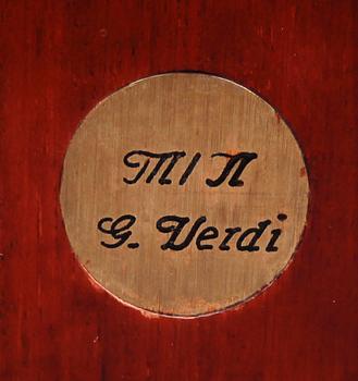 SKEPPSMÖBEL, bord samt 6 stolar, G. Verdi, 1900-talets andra hälft.
