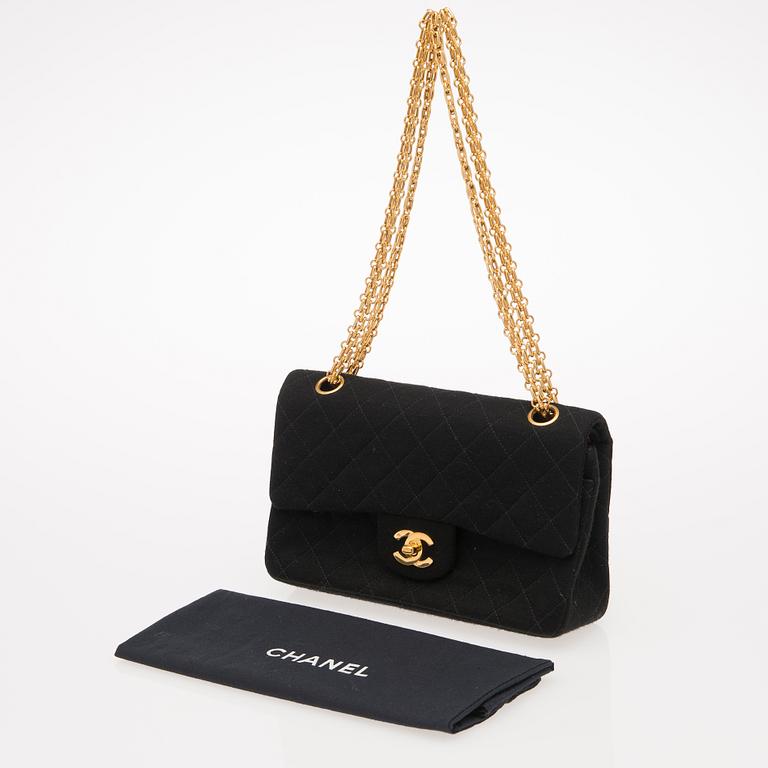 CHANEL, "Small Jersey Double Flap Bag", VÄSKA.