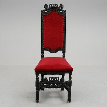 STOL, barockstil, omkring sekelskiftet 1900.