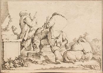 A set of six different copperplate, 17th and 18th century.