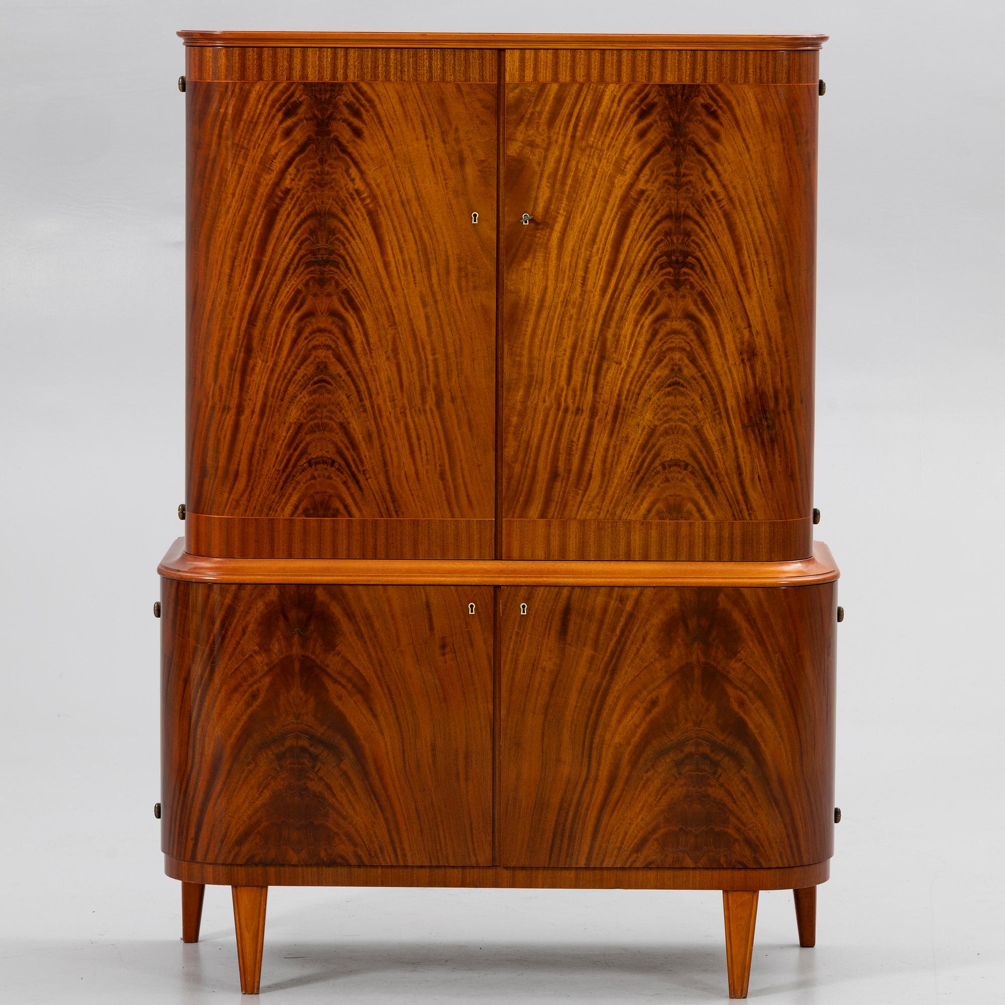 Cabinet, mahogany, Sweden, 1940s/50s.