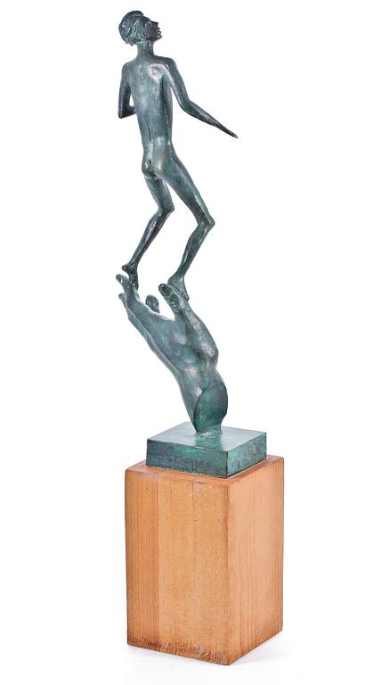 CARL MILLES, efter, brons, "Guds hand", sent 1900-tal.