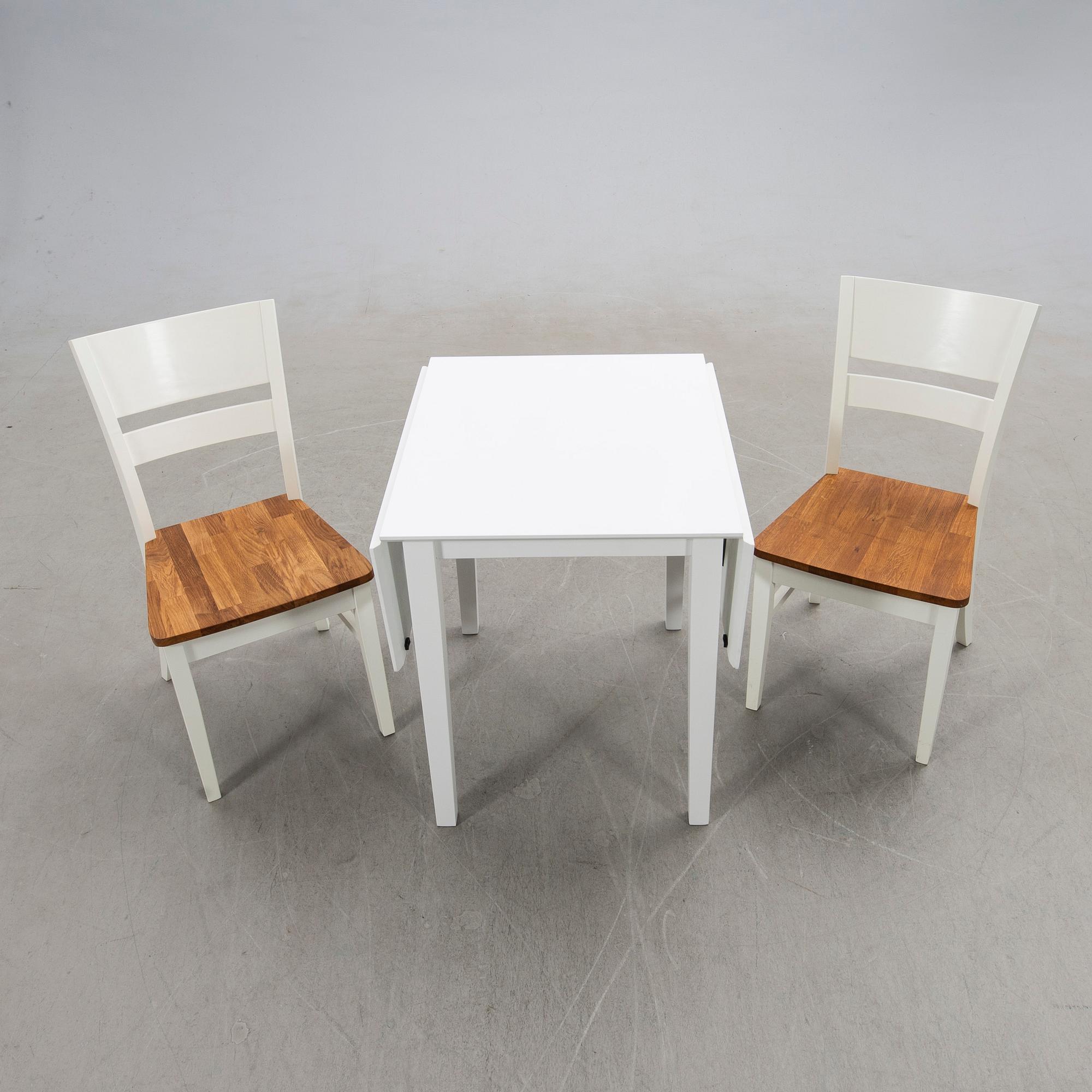 Bengt & Britt-Marie Troedsson, dining group 3 pieces, manufactured by Troeds in Bjärnum.