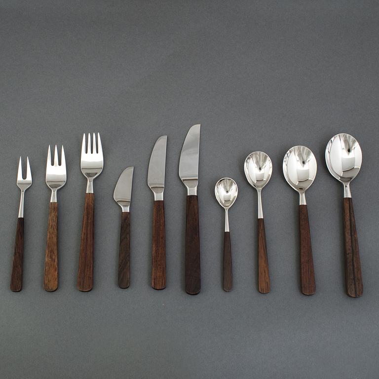 BERTEL GARDBERG, bestickuppsättning 159 dlr "Lion de Luxe", Hackman, Finland, efter 1958, schatull från Stig-Bolaget.