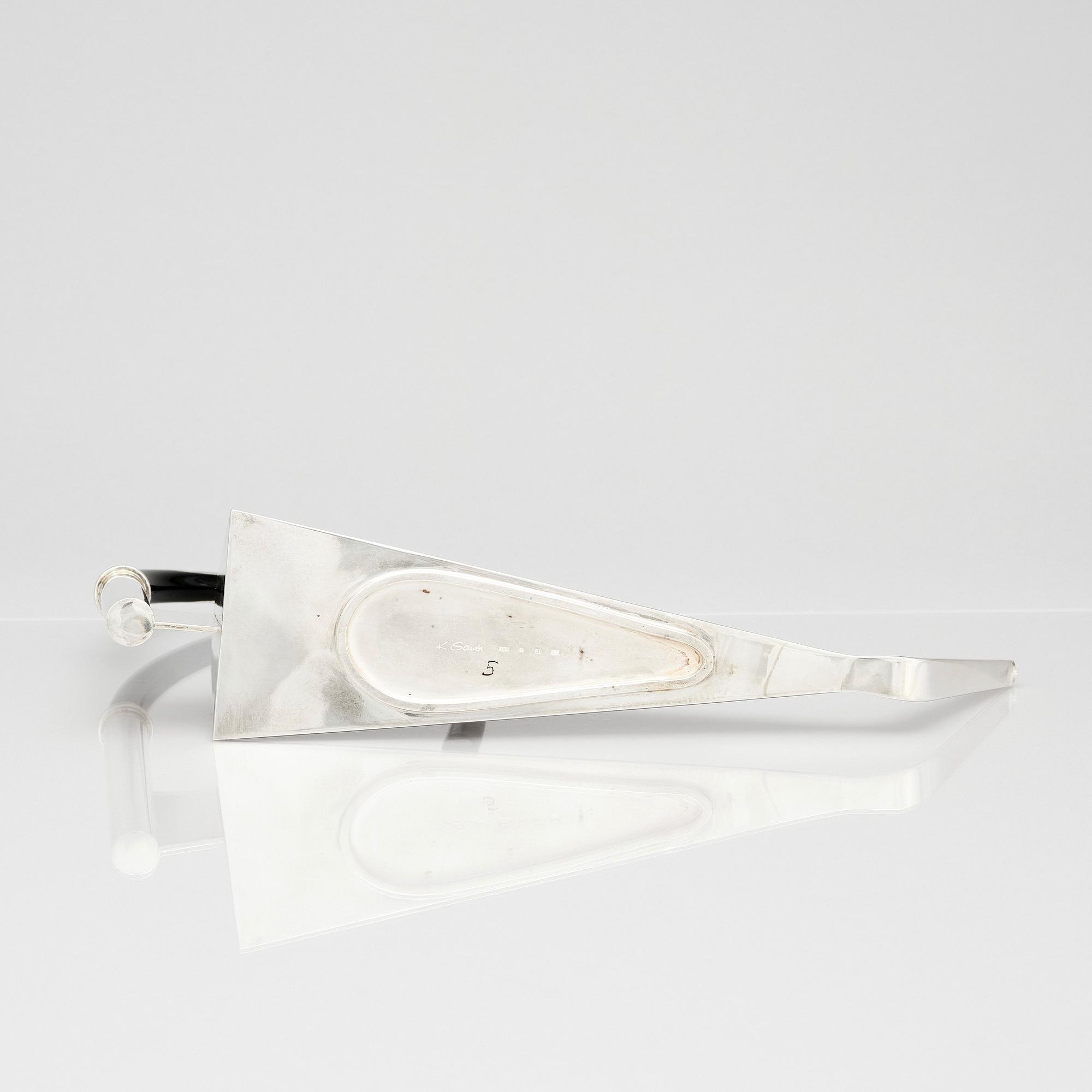 Karlheinz Sauer, kanna, egen studio, Kalmar 2016, sterling silver.