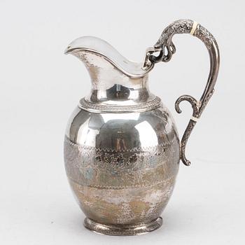 A silver jar, JB Carrington London 1886,