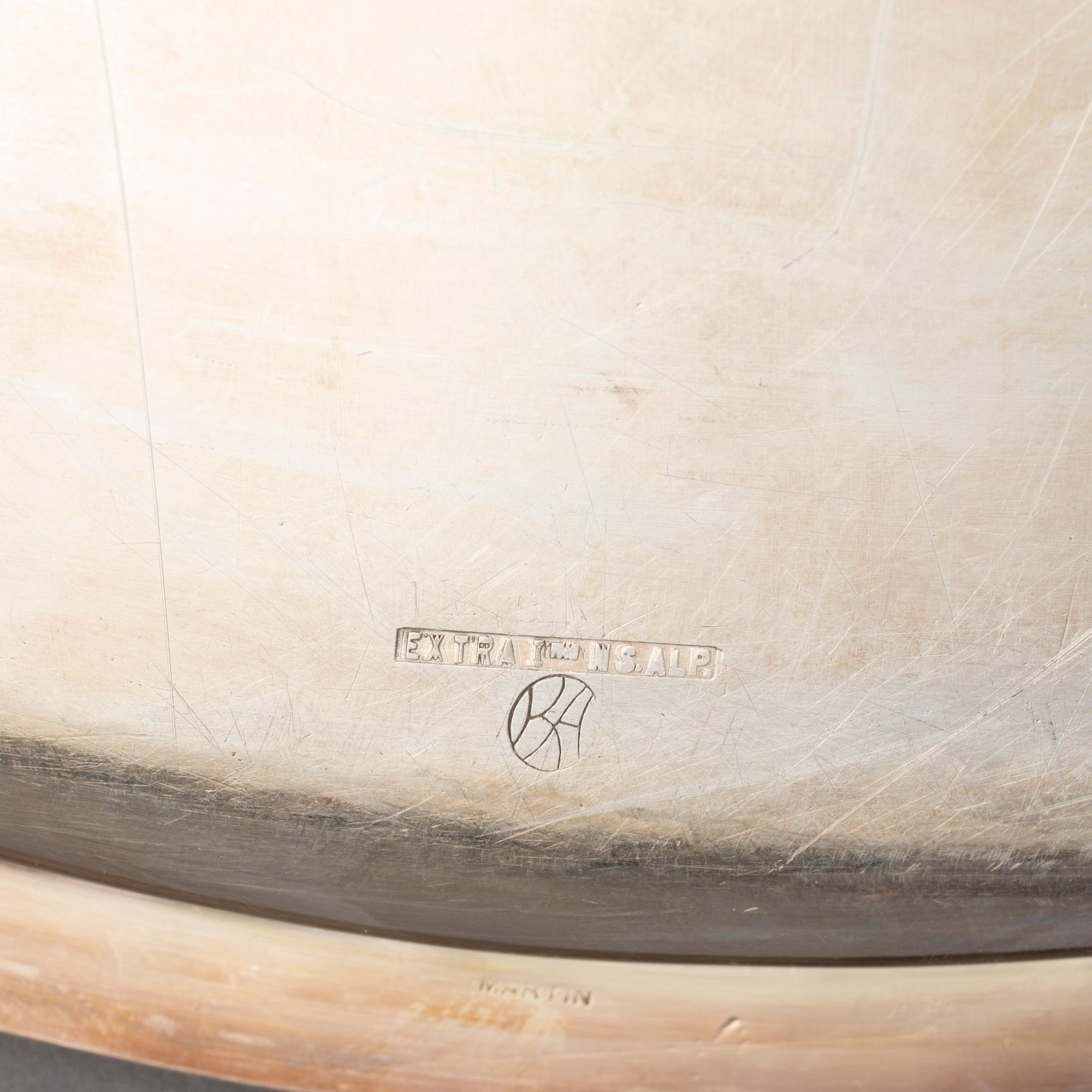 BRICKOR, 4 stycken, nysilver, bla Sheffield, England, 1900-tal.