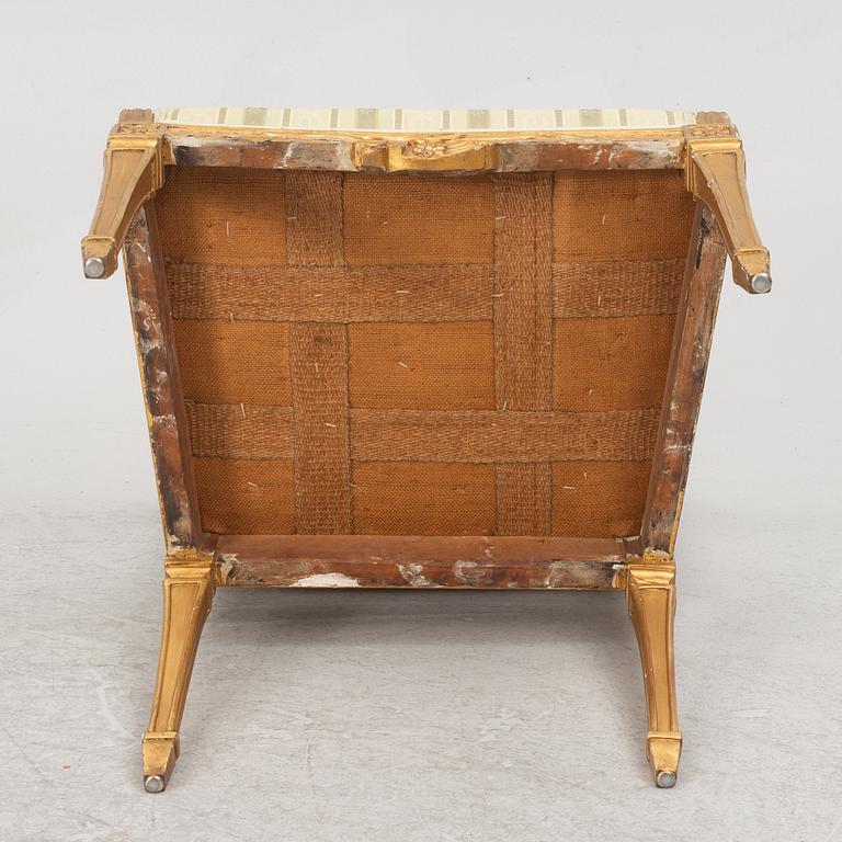 A late Gustavian armchair, Lindome, Sweden, around 1800.