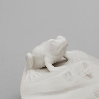 SKULPTUR, parian, efter Per Hasselberg, Gustavsberg, 1906.
