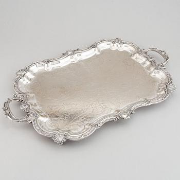 A rococo-style silver plated coffee- and tea service, Birmingham Silver Co, USA, 20th century. (7 pieces).