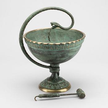 A patinated bronze sculpture 20th century.