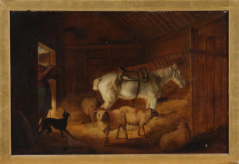 EDWARD BRISTOW, tillskriven, olja på duk.