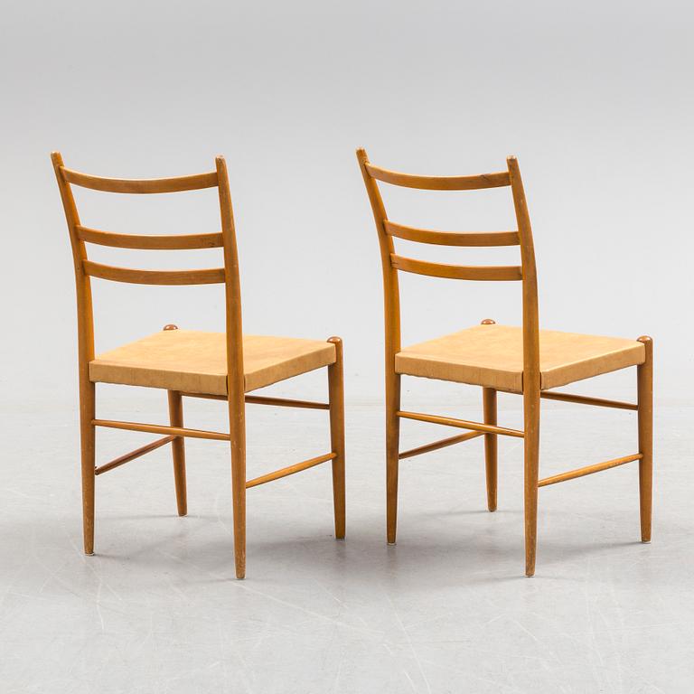 YNGVE EKSTRÖM, stolar, 6 st, "Gracell", Gemla. 1950 / 60-tal.