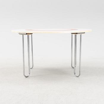 A round 'Formula' table by Ruud Ekstrand & Christer Norman for Dux, 1960s/70s.
