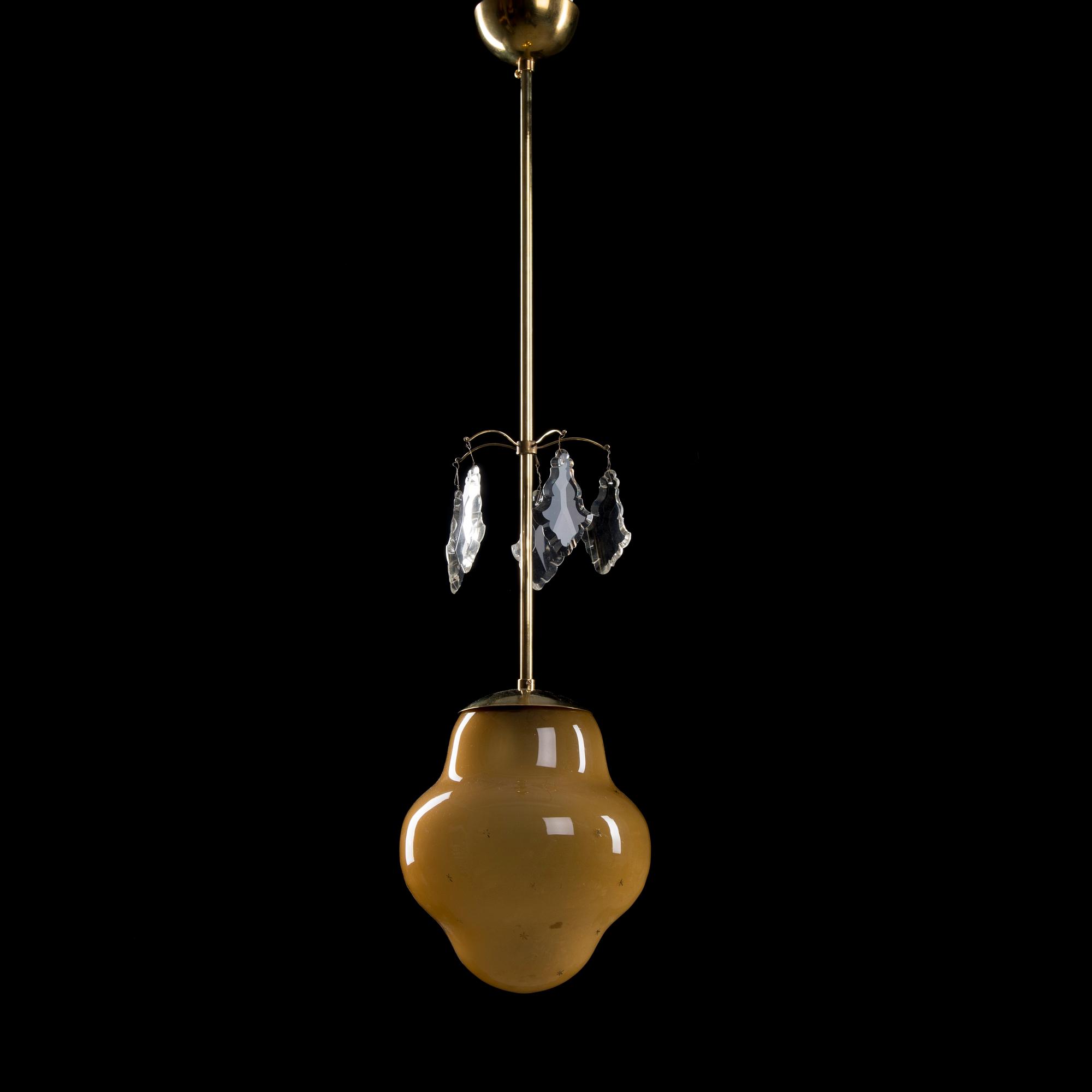 TAKLAMPA, Gunilla Jung, Orno 1930-tal. Höjd 85 cm.