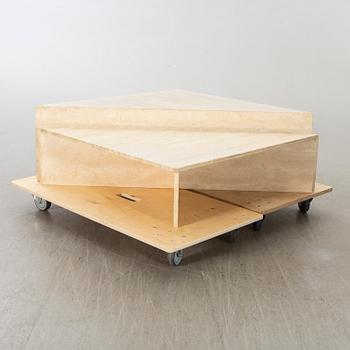 SOFFBORD, två delar, 1970/80-tal.