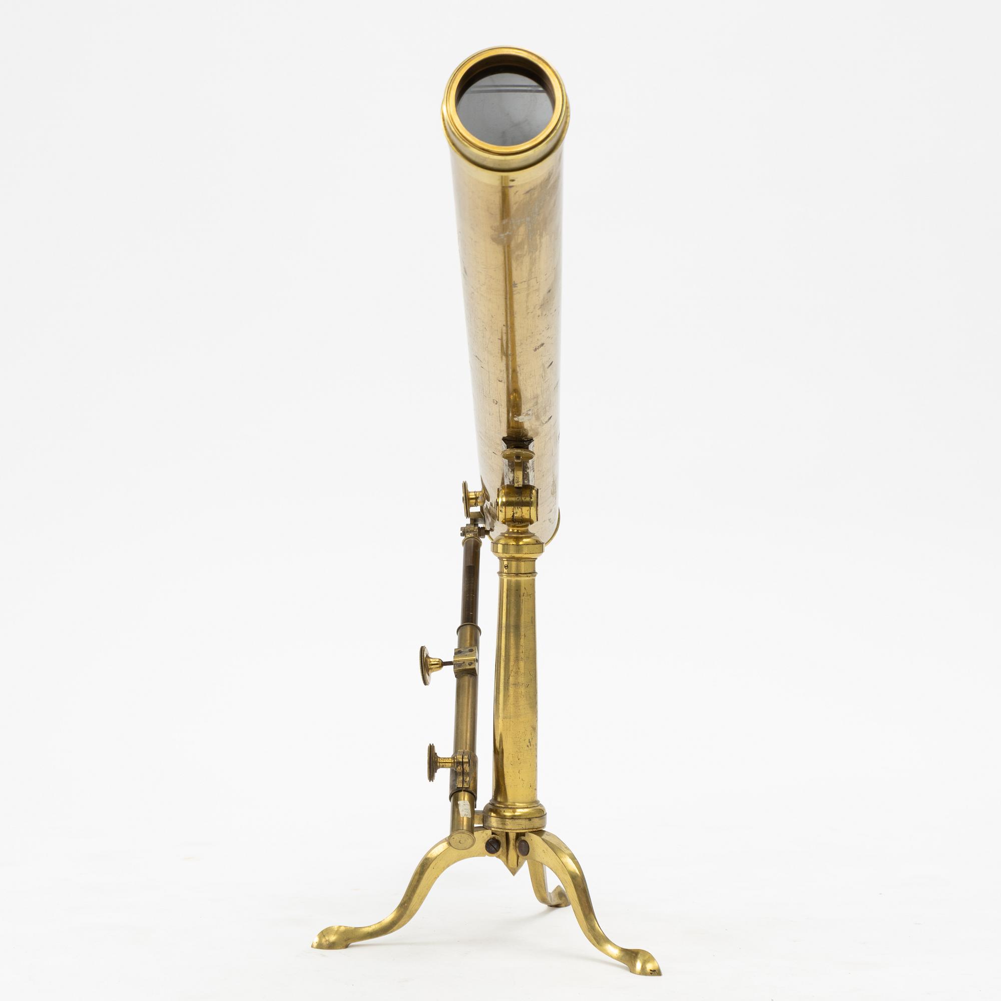 A Telescope, 19th century, William Dixey, London.